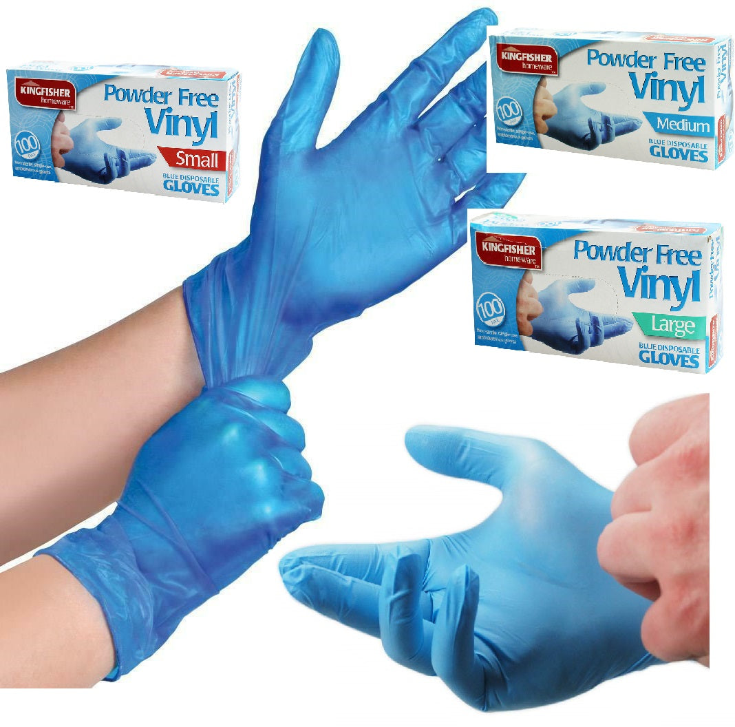 Vinyl Gloves Medical Protection Powder Free Germs Hygiene Virus Food Disposable Vinyl Gloves Medical Protection Powder Free Germs Hygiene Virus Food Disposable